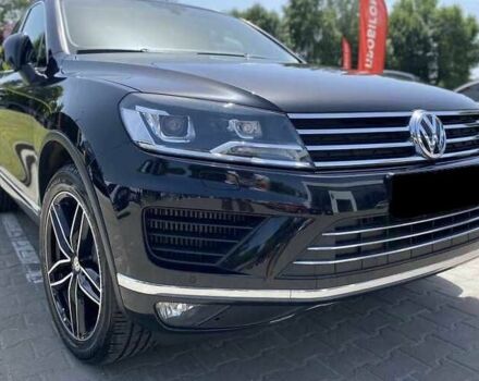 Черный Фольксваген Туарег, объемом двигателя 3 л и пробегом 90 тыс. км за 19000 $, фото 2 на Automoto.ua