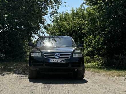 Фольксваген Туарег 2003 у Змиеве на Automoto.ua Чорний Фольксваген Туарег, об'ємом двигуна 3.19 л та пробігом 160 тис. км за 8000 $, фото 1 на Automoto.ua