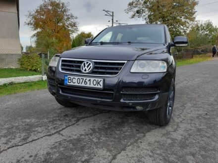 Черный Фольксваген Туарег, объемом двигателя 2.5 л и пробегом 221 тыс. км за 6400 $, фото 1 на Automoto.ua
