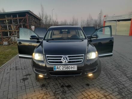 Фольксваген Туарег 2004 в Нововолынск на Automoto.ua Черный Фольксваген Туарег, объемом двигателя 2.5 л и пробегом 478 тыс. км за 7150 $, фото 1 на Automoto.ua