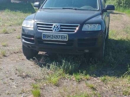 Чорний Фольксваген Туарег, об'ємом двигуна 2.5 л та пробігом 445 тис. км за 3500 $, фото 1 на Automoto.ua