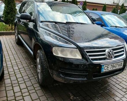Черный Фольксваген Туарег, объемом двигателя 2.5 л и пробегом 426 тыс. км за 7400 $, фото 1 на Automoto.ua