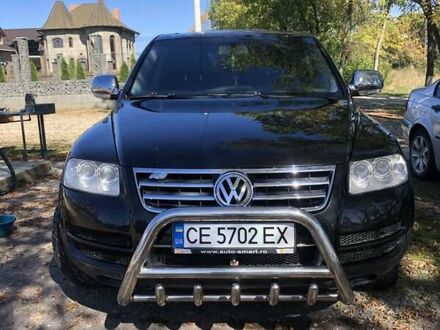 Черный Фольксваген Туарег, объемом двигателя 2.5 л и пробегом 238 тыс. км за 9500 $, фото 1 на Automoto.ua