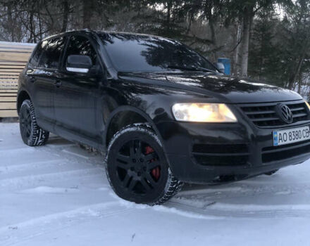 Черный Фольксваген Туарег, объемом двигателя 3.19 л и пробегом 320 тыс. км за 7000 $, фото 1 на Automoto.ua
