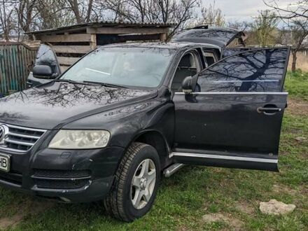 Фольксваген Туарег 2005 в Коростышеве на Automoto.ua Черный Фольксваген Туарег, объемом двигателя 2.46 л и пробегом 430 тыс. км за 8200 $, фото 1 на Automoto.ua