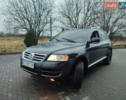 Черный Фольксваген Туарег, объемом двигателя 2.46 л и пробегом 266 тыс. км за 6500 $, фото 1 на Automoto.ua