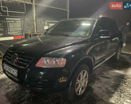 Черный Фольксваген Туарег, объемом двигателя 2.97 л и пробегом 280 тыс. км за 8500 $, фото 1 на Automoto.ua