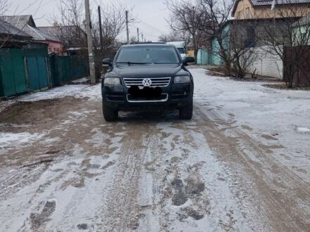 Фольксваген Туарег 2005 в Харькове на Automoto.ua Черный Фольксваген Туарег, объемом двигателя 4 л и пробегом 200 тыс. км за 7700 $, фото 1 на Automoto.ua