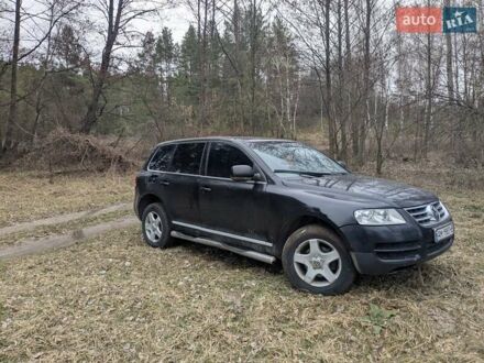 Фольксваген Туарег 2005 в Малине на Automoto.ua Черный Фольксваген Туарег, объемом двигателя 2.5 л и пробегом 415 тыс. км за 6200 $, фото 1 на Automoto.ua