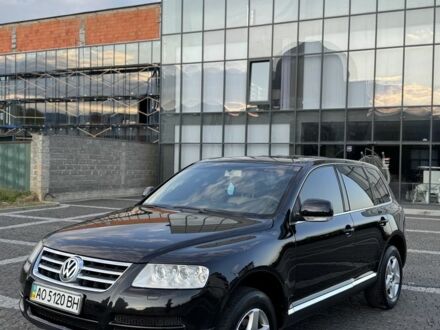 Фольксваген Туарег 2005 в Хусте на Automoto.ua Черный Фольксваген Туарег, объемом двигателя 2.5 л и пробегом 320 тыс. км за 6850 $, фото 1 на Automoto.ua