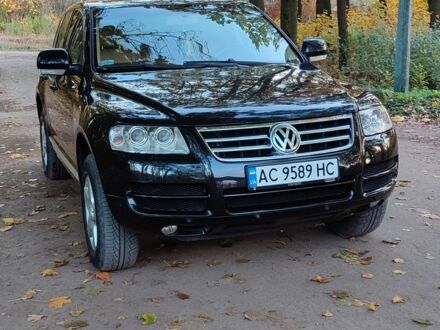 Фольксваген Туарег 2005 в Владимир-Волынский на Automoto.ua Черный Фольксваген Туарег, объемом двигателя 2.5 л и пробегом 240 тыс. км за 9999 $, фото 1 на Automoto.ua