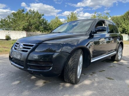 Фольксваген Туарег 2005 в Кагарлыке на Automoto.ua Черный Фольксваген Туарег, объемом двигателя 5 л и пробегом 320 тыс. км за 3900 $, фото 1 на Automoto.ua