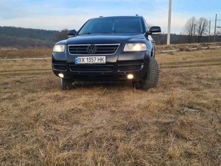 Фольксваген Туарег 2005 в Дунаевцах на Automoto.ua Черный Фольксваген Туарег, объемом двигателя 3 л и пробегом 345 тыс. км за 8500 $, фото 1 на Automoto.ua