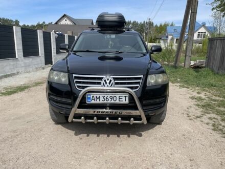 Фольксваген Туарег 2005 в Житомире на Automoto.ua Черный Фольксваген Туарег, объемом двигателя 3.2 л и пробегом 285 тыс. км за 7500 $, фото 1 на Automoto.ua