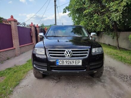 Фольксваген Туарег 2006 у Нежине на Automoto.ua Чорний Фольксваген Туарег, об'ємом двигуна 2.5 л та пробігом 332 тис. км за 9500 $, фото 1 на Automoto.ua