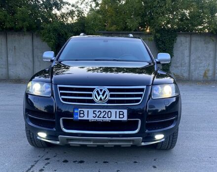 Черный Фольксваген Туарег, объемом двигателя 3 л и пробегом 340 тыс. км за 10800 $, фото 1 на Automoto.ua