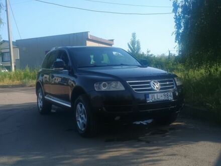Фольксваген Туарег 2006 в Балаклее на Automoto.ua Черный Фольксваген Туарег, объемом двигателя 2.5 л и пробегом 271 тыс. км за 6000 $, фото 1 на Automoto.ua
