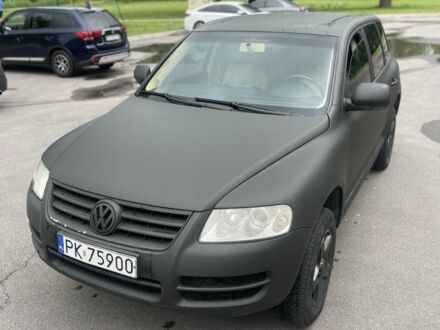 Фольксваген Туарег 2006 в Борисполе на Automoto.ua Черный Фольксваген Туарег, объемом двигателя 2.5 л и пробегом 300 тыс. км за 4300 $, фото 1 на Automoto.ua