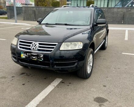 Черный Фольксваген Туарег, объемом двигателя 2.5 л и пробегом 1 тыс. км за 5000 $, фото 1 на Automoto.ua