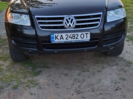 Фольксваген Туарег 2006 в Верхнеднепровске на Automoto.ua Черный Фольксваген Туарег, объемом двигателя 2.5 л и пробегом 284 тыс. км за 8400 $, фото 1 на Automoto.ua