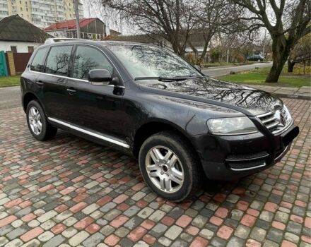 Черный Фольксваген Туарег, объемом двигателя 3 л и пробегом 270 тыс. км за 6500 $, фото 1 на Automoto.ua