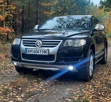Фольксваген Туарег 2007 в Малине на Automoto.ua Черный Фольксваген Туарег, объемом двигателя 3 л и пробегом 370 тыс. км за 12000 $, фото 1 на Automoto.ua