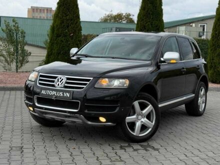 Черный Фольксваген Туарег, объемом двигателя 3 л и пробегом 387 тыс. км за 7300 $, фото 1 на Automoto.ua