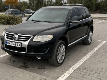 Фольксваген Туарег 2007 у Каменце-Подольском на Automoto.ua Чорний Фольксваген Туарег, об'ємом двигуна 2.97 л та пробігом 320 тис. км за 12200 $, фото 1 на Automoto.ua