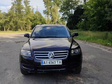 Фольксваген Туарег 2007 в Вышгороде на Automoto.ua Черный Фольксваген Туарег, объемом двигателя 3.6 л и пробегом 246 тыс. км за 7500 $, фото 1 на Automoto.ua