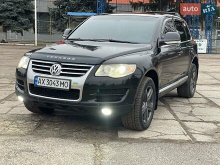 Фольксваген Туарег 2008 у Валках на Automoto.ua Чорний Фольксваген Туарег, об'ємом двигуна 3 л та пробігом 240 тис. км за 10500 $, фото 1 на Automoto.ua
