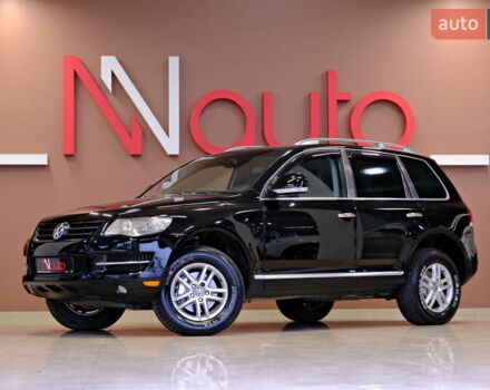 Черный Фольксваген Туарег, объемом двигателя 3.6 л и пробегом 182 тыс. км за 9900 $, фото 1 на Automoto.ua