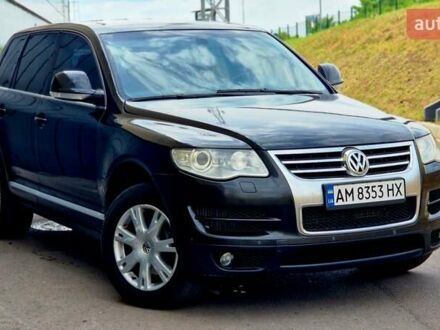 Черный Фольксваген Туарег, объемом двигателя 2.97 л и пробегом 359 тыс. км за 10700 $, фото 1 на Automoto.ua