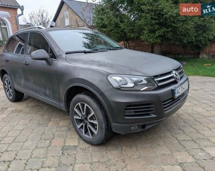 Черный Фольксваген Туарег, объемом двигателя 2.97 л и пробегом 320 тыс. км за 17500 $, фото 1 на Automoto.ua