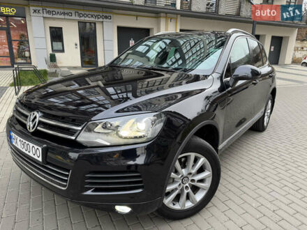 Черный Фольксваген Туарег, объемом двигателя 2.97 л и пробегом 356 тыс. км за 15900 $, фото 1 на Automoto.ua