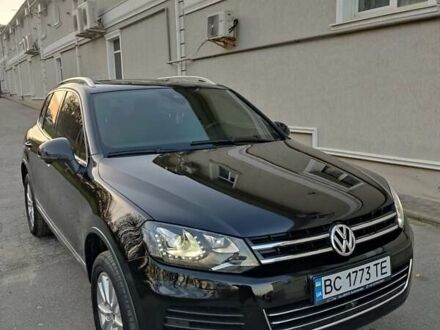 Черный Фольксваген Туарег, объемом двигателя 2.97 л и пробегом 148 тыс. км за 19500 $, фото 1 на Automoto.ua