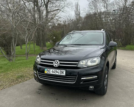 Черный Фольксваген Туарег, объемом двигателя 2.97 л и пробегом 220 тыс. км за 19500 $, фото 1 на Automoto.ua