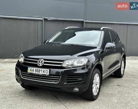 Черный Фольксваген Туарег, объемом двигателя 3 л и пробегом 225 тыс. км за 15650 $, фото 1 на Automoto.ua