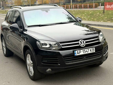 Черный Фольксваген Туарег, объемом двигателя 3 л и пробегом 220 тыс. км за 19700 $, фото 1 на Automoto.ua