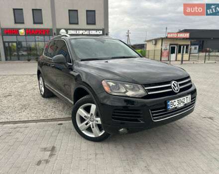 Черный Фольксваген Туарег, объемом двигателя 2.97 л и пробегом 335 тыс. км за 15500 $, фото 1 на Automoto.ua