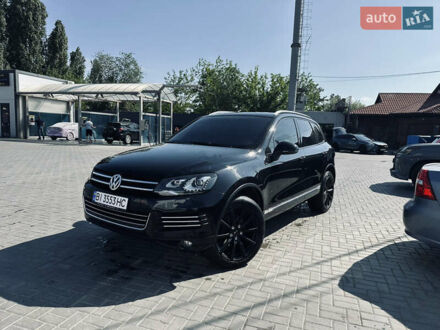 Фольксваген Туарег 2013 в Николаеве на Automoto.ua Черный Фольксваген Туарег, объемом двигателя 2.97 л и пробегом 309 тыс. км за 20000 $, фото 1 на Automoto.ua