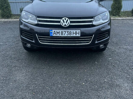 Черный Фольксваген Туарег, объемом двигателя 2.97 л и пробегом 201 тыс. км за 16500 $, фото 1 на Automoto.ua