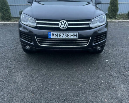Черный Фольксваген Туарег, объемом двигателя 2.97 л и пробегом 201 тыс. км за 16500 $, фото 1 на Automoto.ua