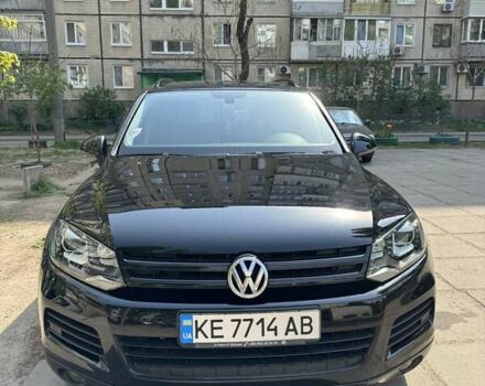 Черный Фольксваген Туарег, объемом двигателя 2.97 л и пробегом 217 тыс. км за 18000 $, фото 1 на Automoto.ua