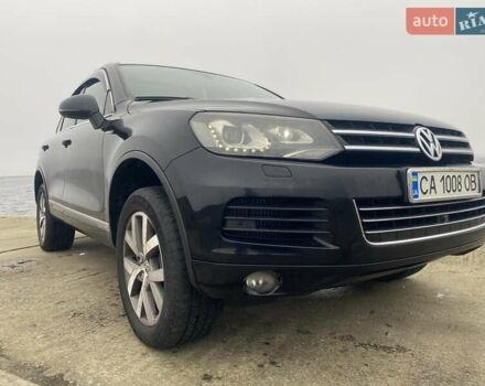Черный Фольксваген Туарег, объемом двигателя 2.97 л и пробегом 348 тыс. км за 19500 $, фото 1 на Automoto.ua