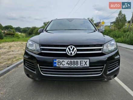 Черный Фольксваген Туарег, объемом двигателя 3 л и пробегом 236 тыс. км за 21600 $, фото 1 на Automoto.ua