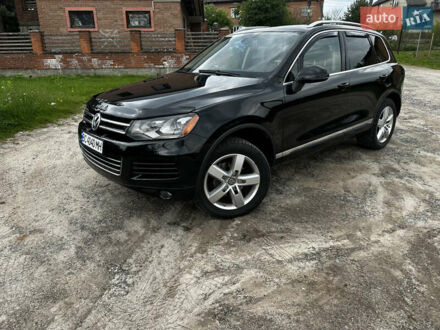 Черный Фольксваген Туарег, объемом двигателя 3 л и пробегом 360 тыс. км за 16200 $, фото 1 на Automoto.ua