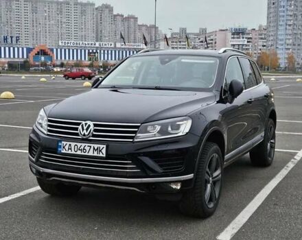 Черный Фольксваген Туарег, объемом двигателя 2.97 л и пробегом 162 тыс. км за 23500 $, фото 1 на Automoto.ua