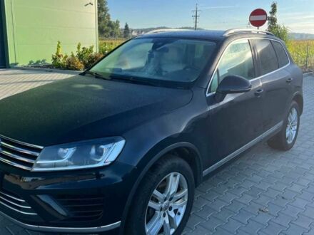 Черный Фольксваген Туарег, объемом двигателя 3 л и пробегом 114 тыс. км за 11200 $, фото 1 на Automoto.ua