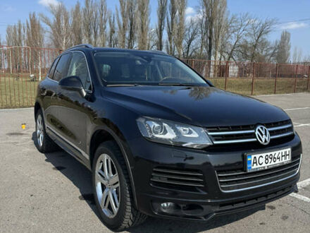 Черный Фольксваген Туарег, объемом двигателя 2.97 л и пробегом 257 тыс. км за 24000 $, фото 1 на Automoto.ua