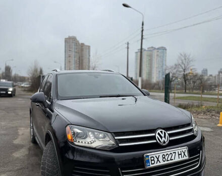 Черный Фольксваген Туарег, объемом двигателя 2.97 л и пробегом 200 тыс. км за 16000 $, фото 1 на Automoto.ua
